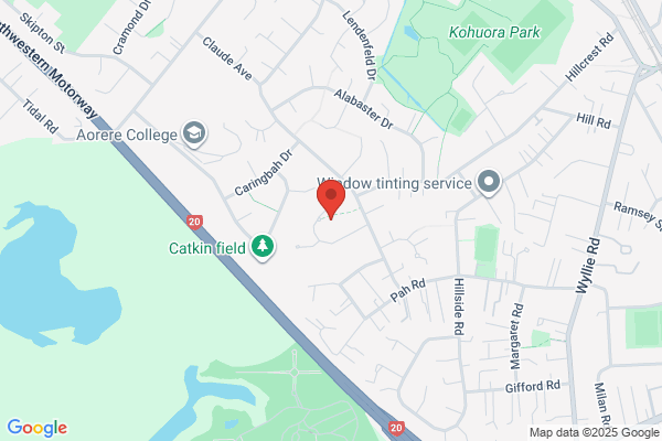 Map for Aorere Kindergarten