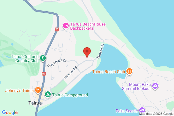 Map for Central Kids Kindergartens - Tairua