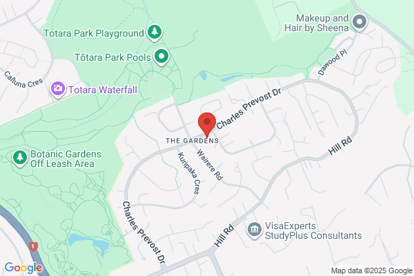 Map for The Gardens ECE