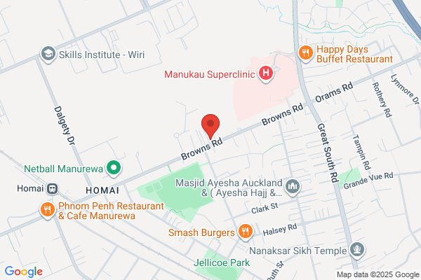 Map for All About Children  - Browns