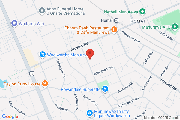 Map for Mokopuna ki Clendon Early Childhood Service