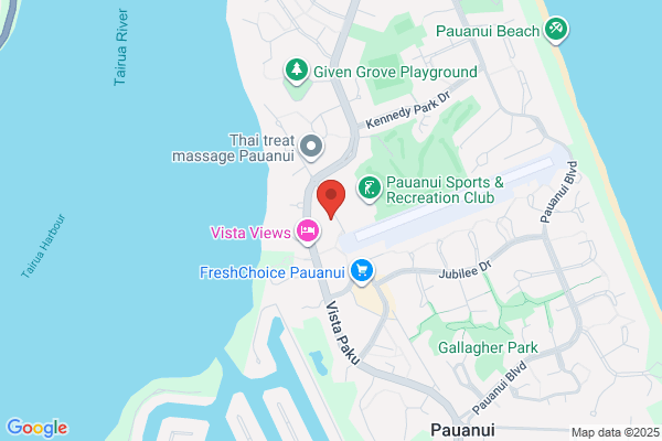 Map for Pauanui Pre-School