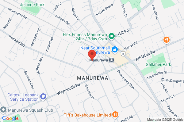 Map for Manurewa Playcentre