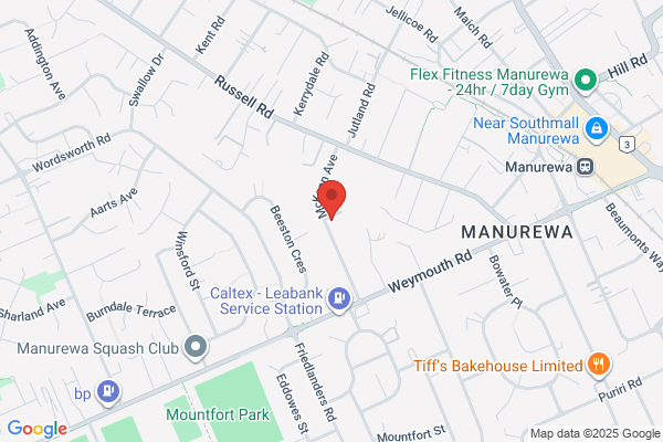 Map for YMCA Early Learning Centre Manurewa