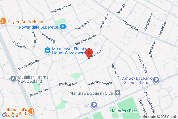 Map for Manurewa West Kindergarten