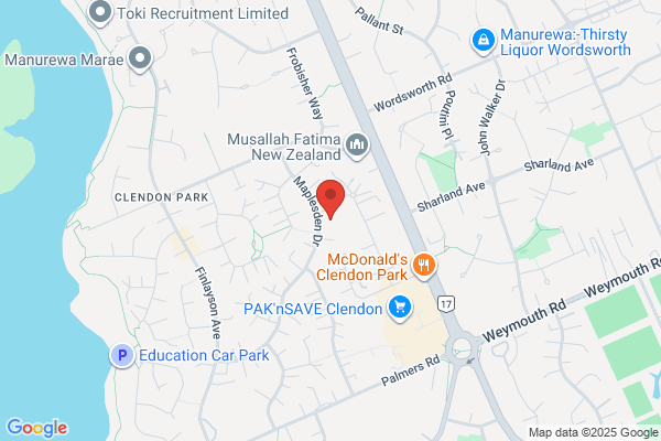 Map for Clendon Christian Preschool