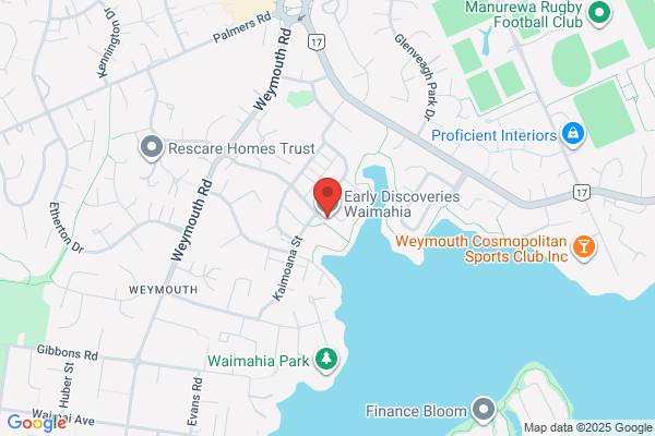 Map for Early Discoveries Waimahia