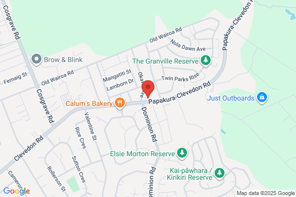 Map for Active Explorers Papakura