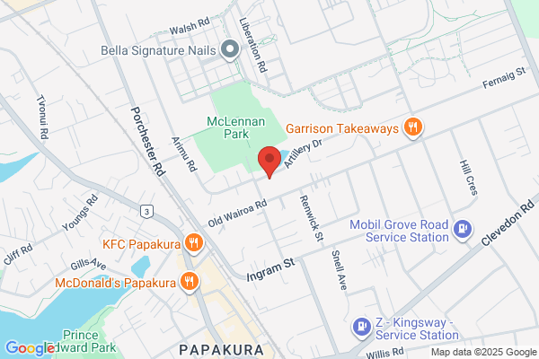 Map for Papakura North Kindergarten