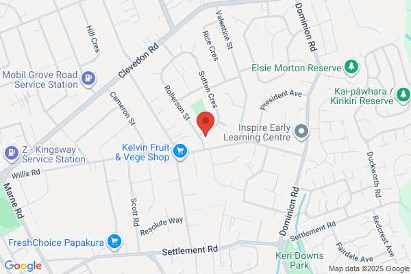 Map for Tiny Turtles Educare