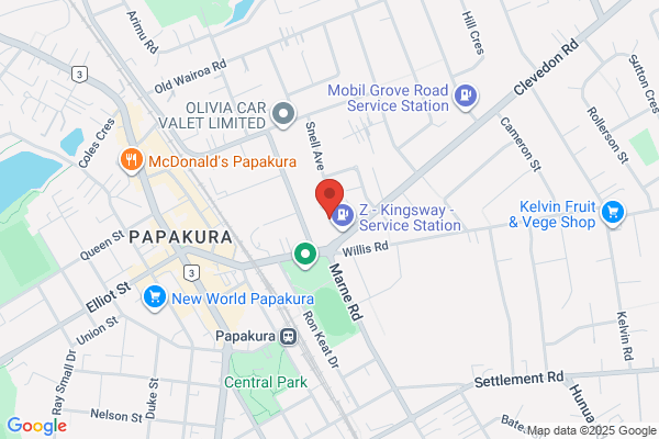 Map for AoKids/Papakura