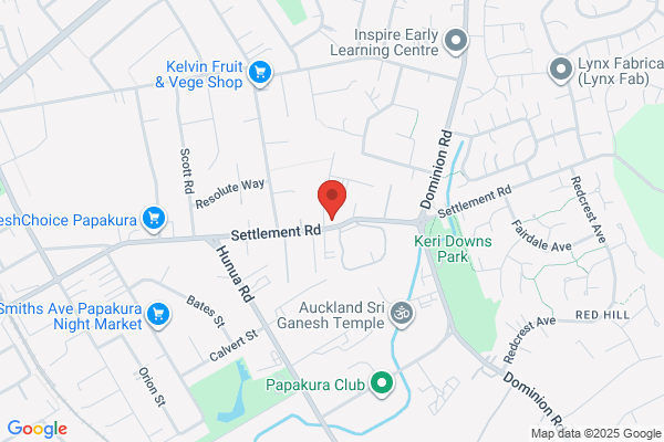 Map for Settlement Road Early Learning