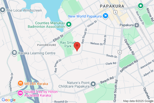 Map for Papakura West Kindergarten