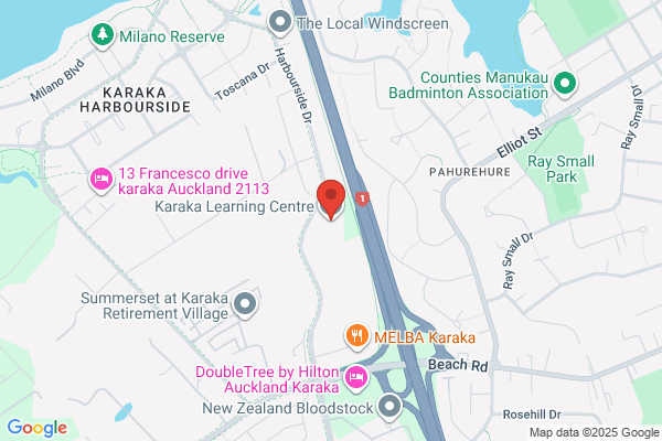 Map for Karaka Learning Centre License 2