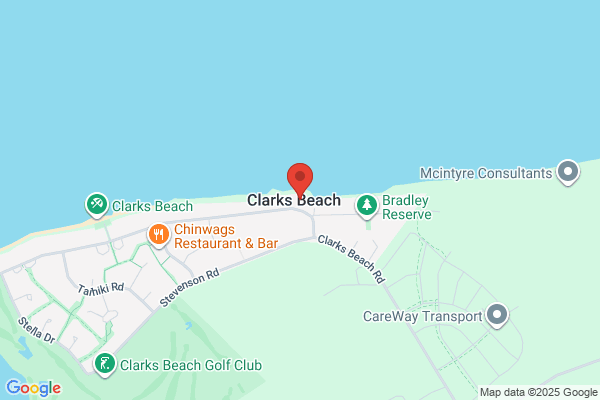 Map for Play and Learn Clarks Beach