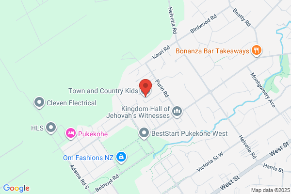 Map for Town and Country Kids