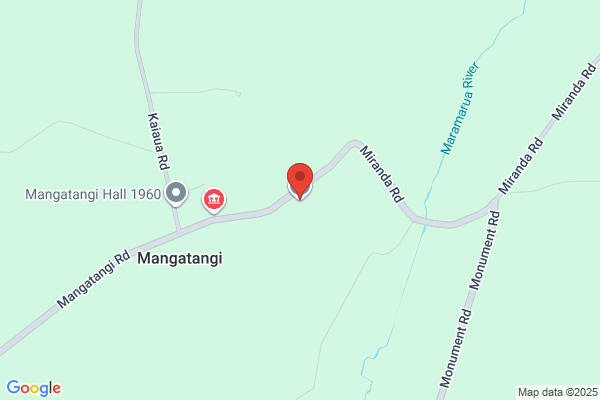 Map for Mangatangi & Districts Playcentre