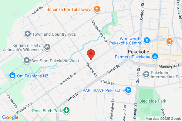 Map for Lambs Preschool Pukekohe