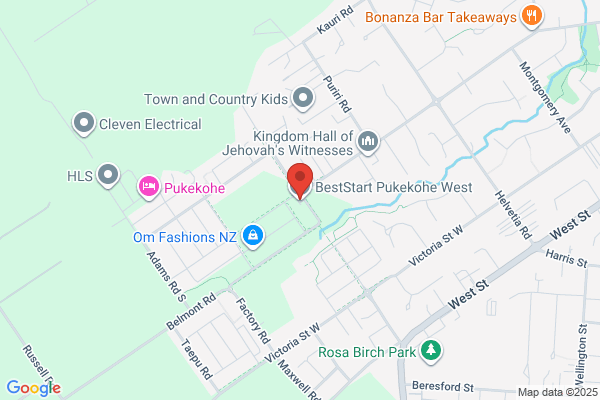 Map for BestStart Pukekohe West
