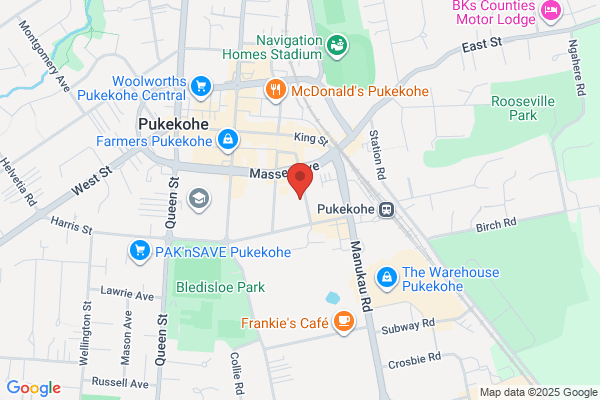 Map for Little Pukeko's Preschool