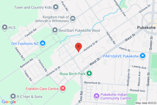 Map for Pukekohe Playcentre