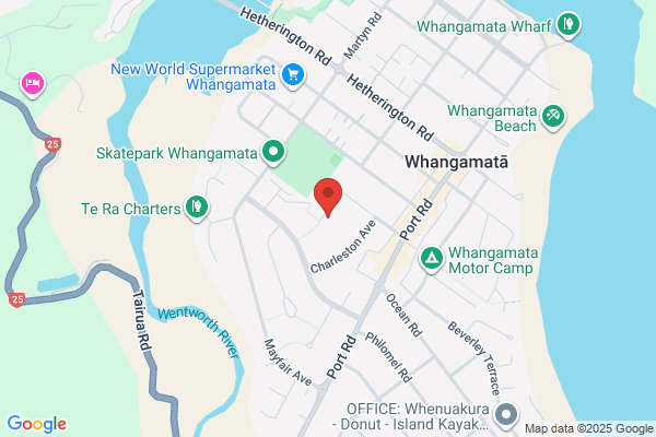 Map for Growing Wings Whangamata