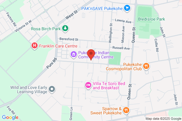 Map for Busy Bees Pukekohe