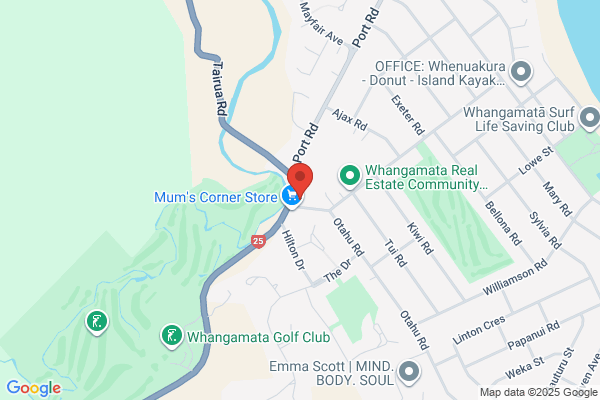 Map for Whangamata Free Kindergarten