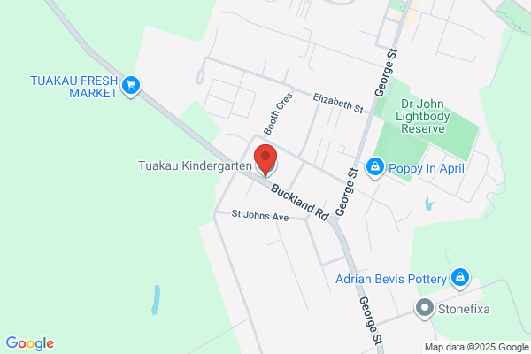 Map for Tuakau Kindergarten