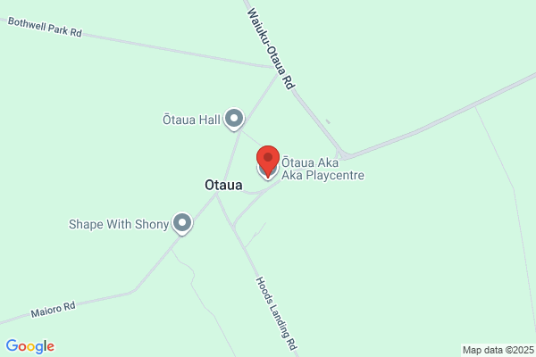 Map for Otaua/Aka Aka Playcentre