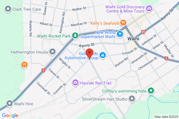 Map for Waihi Playcentre