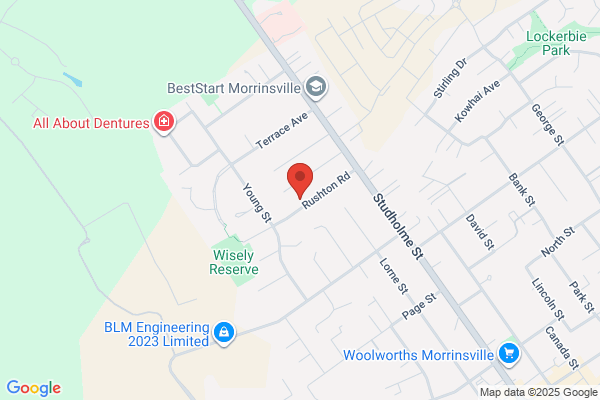 Map for Central Kids Kindergartens - Rushton Road