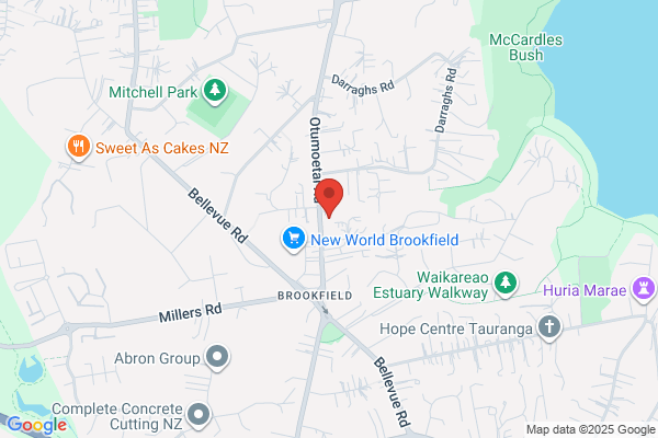 Map for The Blue Cottage Early Learning Otumoetai Road