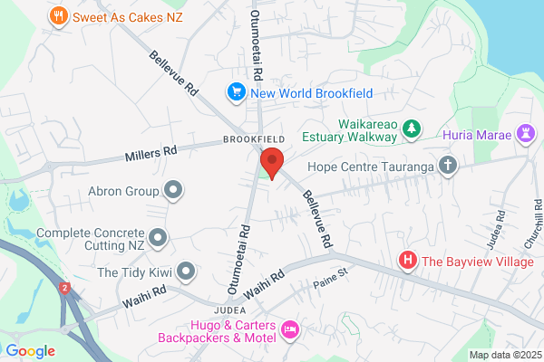 Map for Brookfield Free Kindergarten