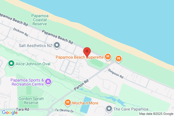 Map for Papamoa Playcentre