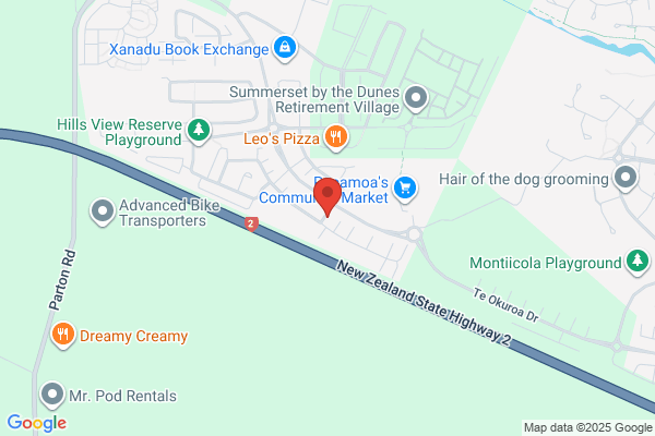 Map for Future Focus - West Dune