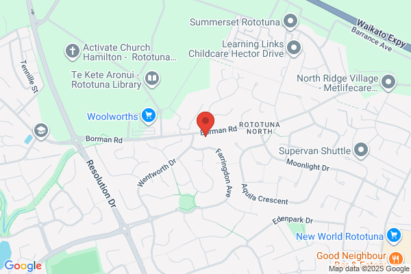 Map for Learning Links Borman Road