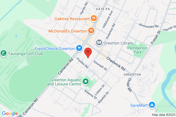 Map for Greerton Village Kindergarten