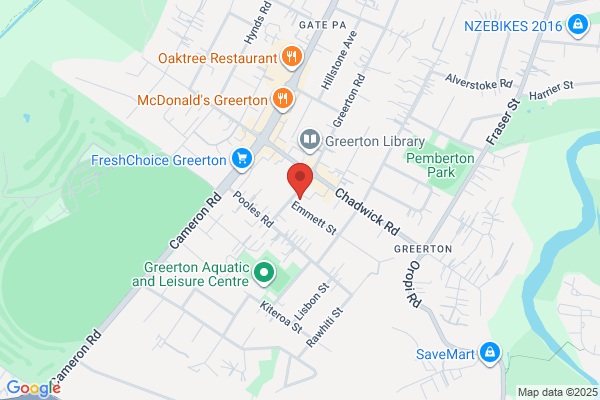 Map for Greerton Early Learning Centre