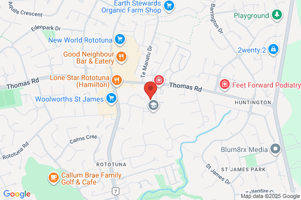 Map for Rototuna Early Education Centre