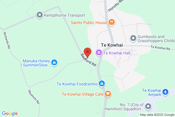 Map for Te Kowhai Kindergarten