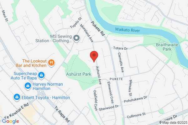 Map for Ashurst Park Playcentre