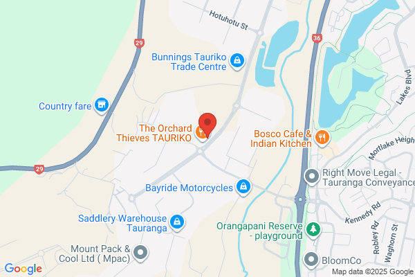 Map for Tauriko Tots