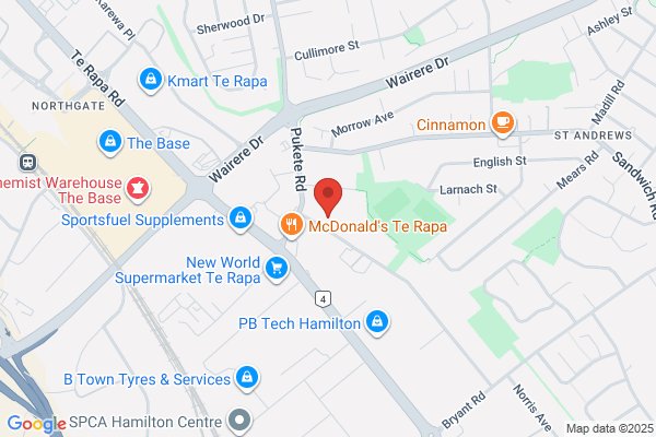 Map for Sunshine Childcare on Vickery