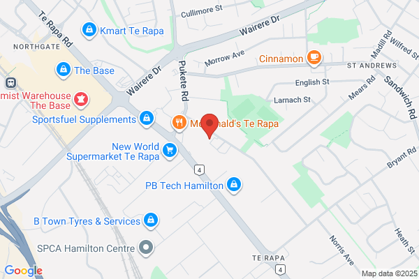 Map for Brightlands Childcare Centre, Vickery Street