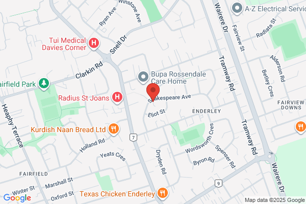 Map for Go Bananas Childcare Enderley