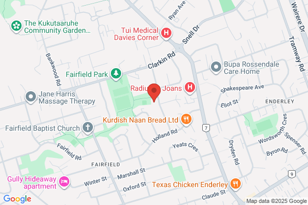 Map for Fairfield Kindergarten