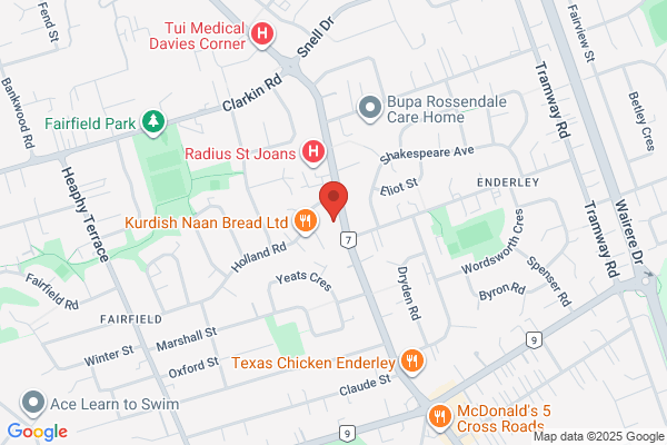 Map for Kindercare Learning Centres - Fairfield