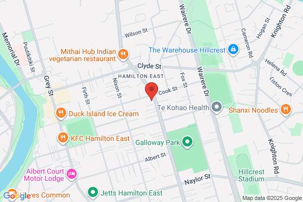 Map for Peachgrove Kindergarten