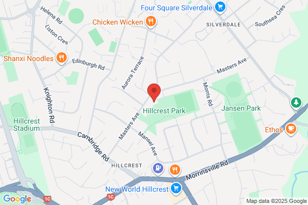 Map for Hillcrest Kindergarten